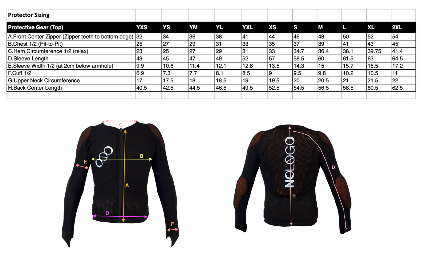 【予約販売　納期 約8週間】NOLOGO Pro-Tec フルボディープロテクター(BMX/MTB/SKATE/SNOW)